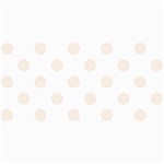 Polka Dots - Linen on White 4  x 8  Photo Cards