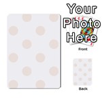 Polka Dots - Linen on White Multi-purpose Cards (Rectangle)