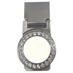 Polka Dots - White on Ivory Money Clip (CZ)