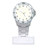 Polka Dots - White on Ivory Nurses Watch