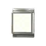 Polka Dots - White on Ivory Italian Charm (13mm)