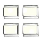 Polka Dots - White on Ivory 9mm Italian Charm (4 pack)