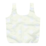 Polka Dots - White on Ivory Full Print Recycle Bag (L)