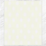 Polka Dots - White on Ivory Canvas 8  x 10 
