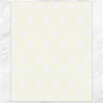 Polka Dots - White on Ivory Canvas 16  x 20 