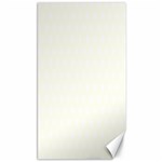 Polka Dots - White on Ivory Canvas 40  x 72 