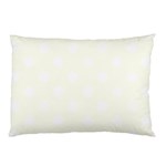 Polka Dots - White on Ivory Pillow Case (One Side)