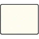 Polka Dots - White on Ivory Fleece Blanket (Medium) (One Side)