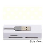 Polka Dots - White on Ivory Memory Card Reader (Stick)