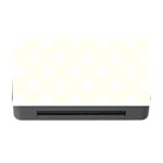 Polka Dots - White on Ivory Memory Card Reader with CF