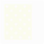 Polka Dots - White on Ivory Small Garden Flag (Two Sides)