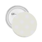Polka Dots - White on Ivory 2.25  Button