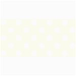 Polka Dots - White on Ivory 4  x 8  Photo Cards