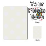 Polka Dots - White on Ivory Multi-purpose Cards (Rectangle)