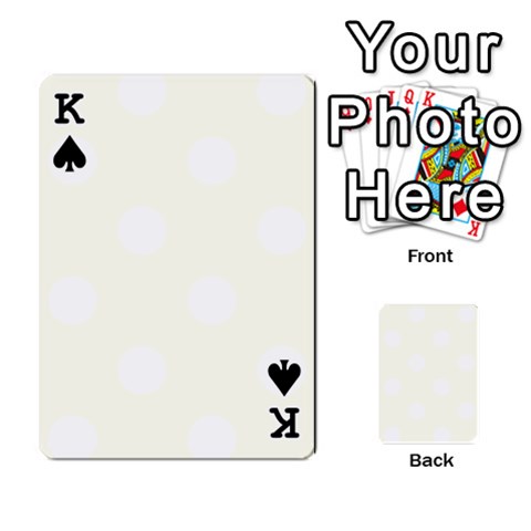 King Polka Dots Front - SpadeK