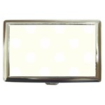 Polka Dots - White on Ivory Cigarette Money Case
