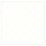 Polka Dots - Ivory on White Large Satin Scarf (Square)