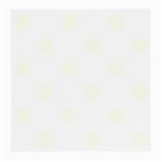 Polka Dots - Ivory on White Medium Glasses Cloth (2 Sides)