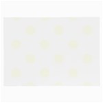 Polka Dots - Ivory on White Large Glasses Cloth