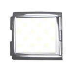 Polka Dots - Ivory on White Mega Link Italian Charm (18mm)