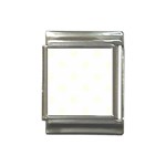 Polka Dots - Ivory on White Italian Charm (13mm)
