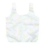 Polka Dots - Ivory on White Full Print Recycle Bag (L)