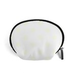 Polka Dots - Ivory on White Accessory Pouch (Small)