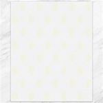 Polka Dots - Ivory on White Canvas 11  x 14 