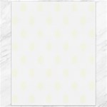 Polka Dots - Ivory on White Canvas 16  x 20 