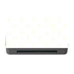 Polka Dots - Ivory on White Memory Card Reader with CF