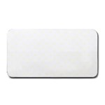 Polka Dots - Ivory on White Medium Bar Mat