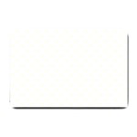 Polka Dots - Ivory on White Small Doormat