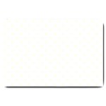 Polka Dots - Ivory on White Large Doormat