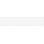 Polka Dots - White on White Smoke Flano Scarf (Large)