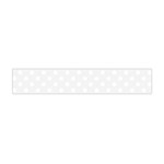 Polka Dots - White on White Smoke Flano Scarf (Mini)