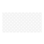 Polka Dots - White on White Smoke Satin Wrap