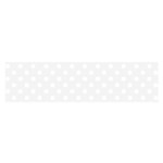 Polka Dots - White on White Smoke Satin Scarf (Oblong)