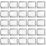Polka Dots - White on White Smoke 9mm Italian Charm (25 pack)