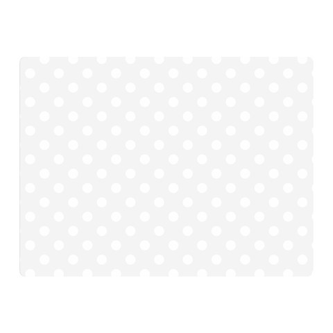 Polka Dots 35 x27  Blanket Front