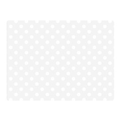 Polka Dots 35 x27  Blanket Back