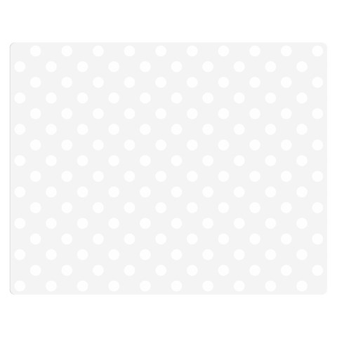 Polka Dots 60 x50  Blanket Back