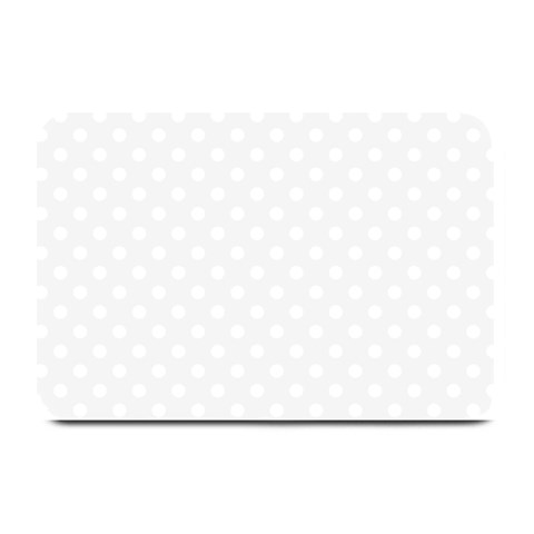 Polka Dots 18 x12  Plate Mat