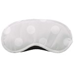 Polka Dots - White on White Smoke Sleeping Mask