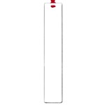 Polka Dots - White on White Smoke Large Book Mark