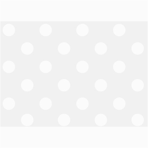 Polka Dots 7 x5  Photo Card - 1