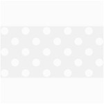 Polka Dots - White on White Smoke 4  x 8  Photo Cards