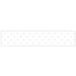 Polka Dots - White Smoke on White Flano Scarf (Small)