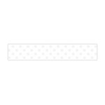 Polka Dots - White Smoke on White Flano Scarf (Mini)