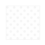 Polka Dots - White Smoke on White Small Satin Scarf  (Square)