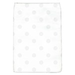 Polka Dots - White Smoke on White Removable Flap Cover (L)